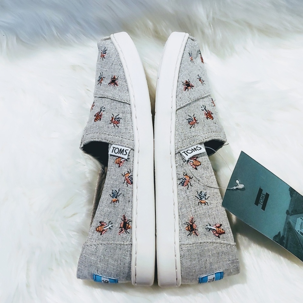 Toms Slip-On Vegan Alpargata Shoes - Picture 4 of 8